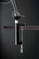Preview: Lampe de travail (work lamp) 110 cm prise CH abat-jour noir, protégé avec pince de table