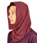 Preview: Tubular scarf 50x37cm organic cotton sweat shirt fabric 4 colours  45dB at 1 GHz