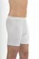 Preview: Boxer shorts pour hommes blanc coton maille avec fil argenté 30dB à 1GHz