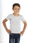 Preview: Wavesafe, 5G, Radiation Protection, Boys' Undershirt Short Sleeve White Organic BW Silver Knitted