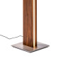 Preview: Floor lamp shielded walnut flicker-free LED