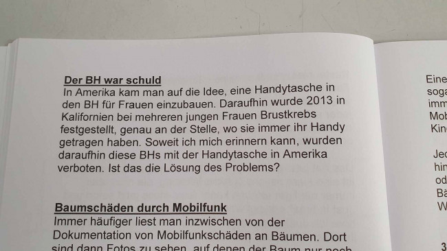 German book: Elektrosensibilität - alles nur Einbildung? von Andreas Thielhorn