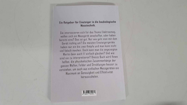 Livre en allemand: Baubiologische Messtechnik für Einsteiger von Andreas Thielhorn