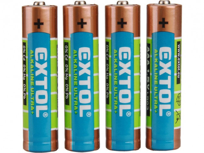 AAA batteries alkaline 4 pcs. 1.5V - for telephone 2020 and Safe & Sound Classic