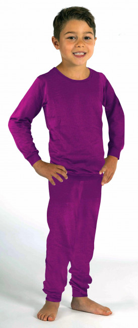 Wavesafe, 5G, protection contre les radiations, costume de loisir pour enfants en coton bio, sweat-shirt argenté en tricot Bordeaux