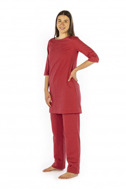 Damen Kleid Bio-Baumwolle mit Swiss Shield Ultima gefüttert in 2 Farben 32dB bei 3.5GHz