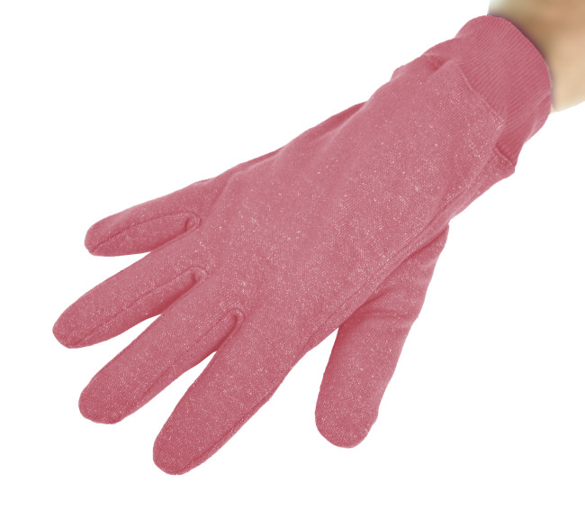 Shielding gloves from sweatshirt fabric silver and organic cotton in 4 colours 33dB nat 3.5GHz