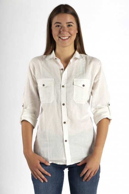 Camicia da donna Casual Swiss Shield ULTIMA colore naturale 32dB a 3.5GHz