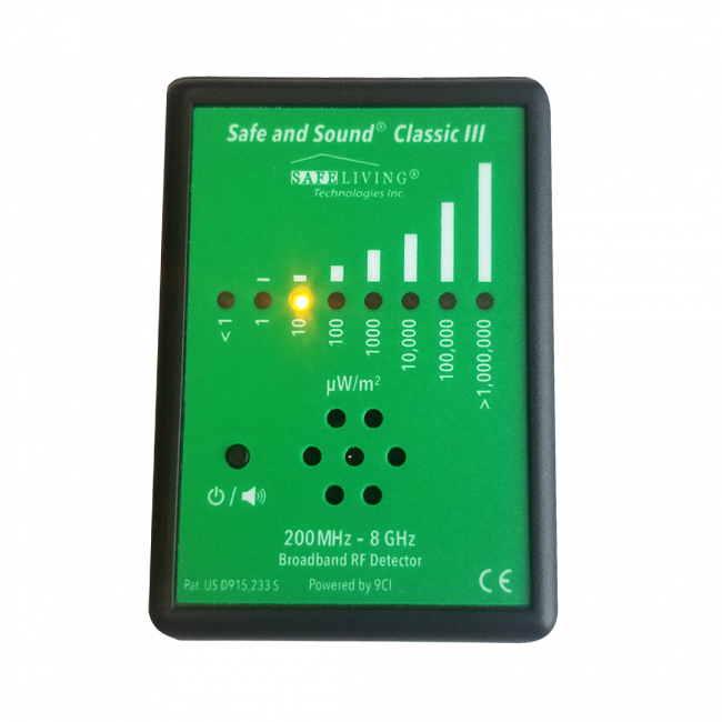 Dispositif de mesure Safe & Sound Classic III Haute fréquence 200-8000Mhz