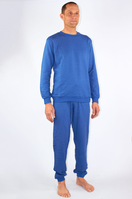 Men's leisure suit organic cotton-silver 25dB at 3.5GHz 4 colours