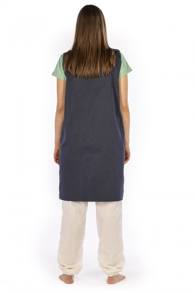 EMF Protection Apron cotton, polyester and stainless steel 37dB at 3.5GHz