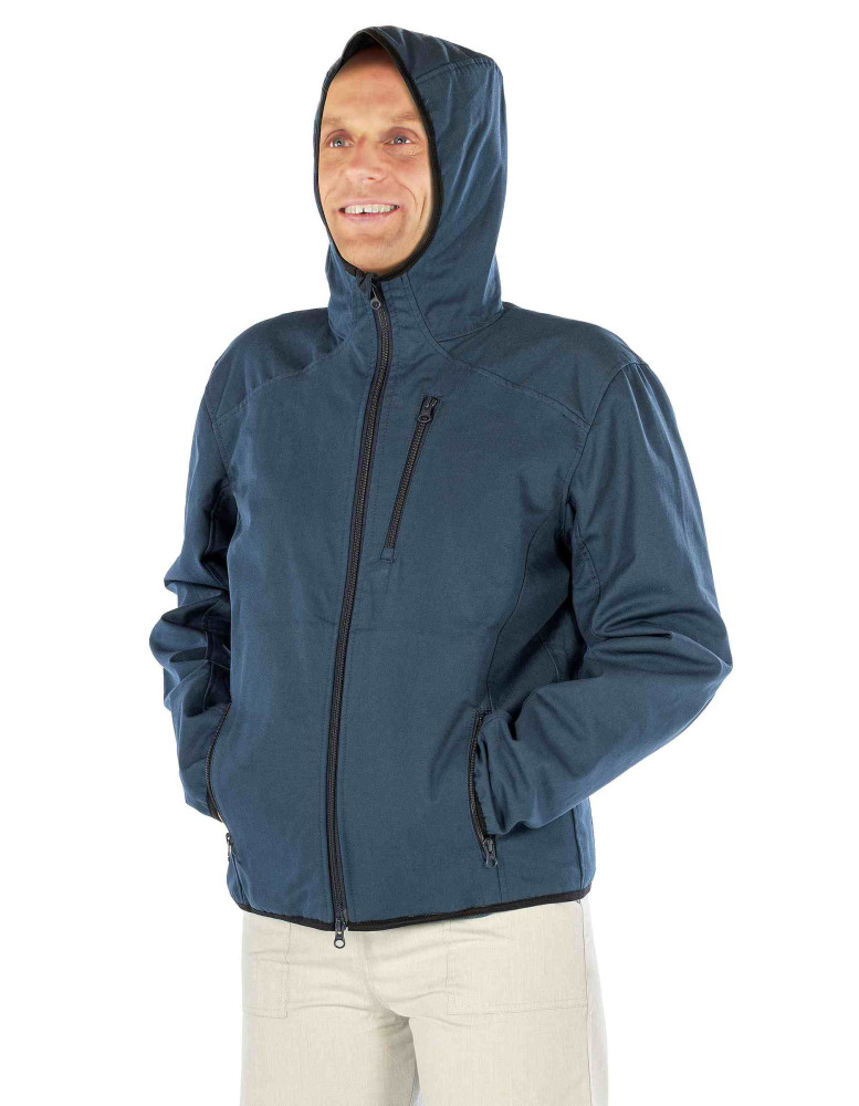 Veste pour hommes Tissu extérieur en coton bio hydrofuge, doublure : High Safe 50dB à 5G (3.5GHz)