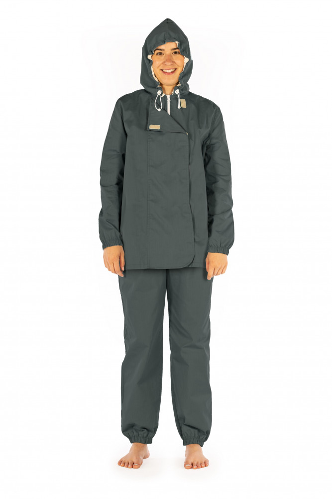 EMF Protection suit (overall) 2 pieces with hood - cotton, polyester and stainless steel 37dB at 3.5GHz