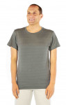 T-Shirt Uomo Antracite Cotone organico con argento 32dB a 1GHz