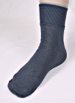 Shielding socks from sweatshirt fabric silver and organic cotton 25dB at 3.5 GHz