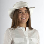 Cappello color crema con fascia Swiss Shield Ultima foderato taglia 53