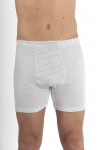 Boxer shorts pour hommes blanc coton maille avec fil argenté 30dB à 1GHz