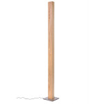 Floor lamp shielded oak flicker-free LED